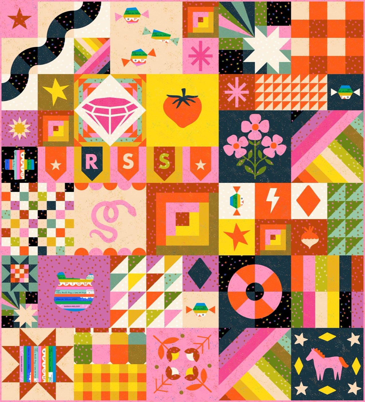 Ruby Star Sampler